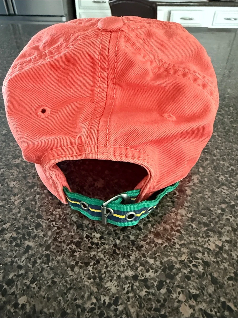 Lacoste Coral-Pink Embroidered Logo Baseball Cap